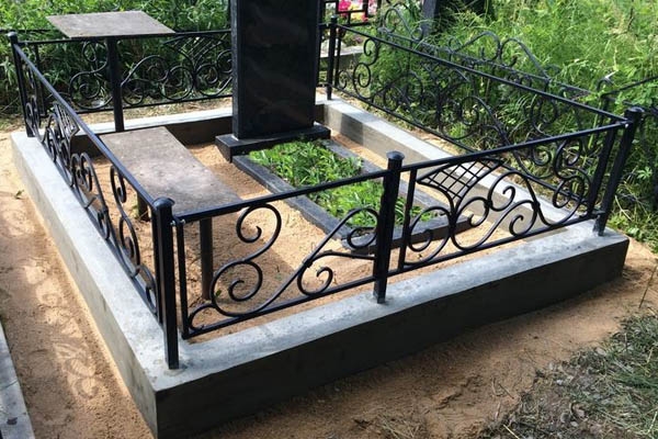 Установка ограды